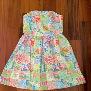 Strapless Lilly Pulitzer dress